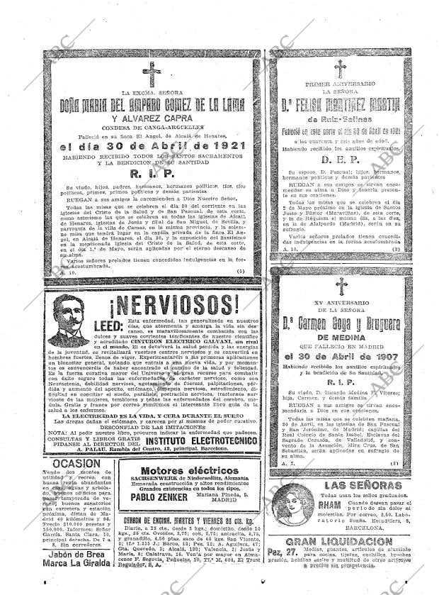 ABC MADRID 29-04-1922 página 28