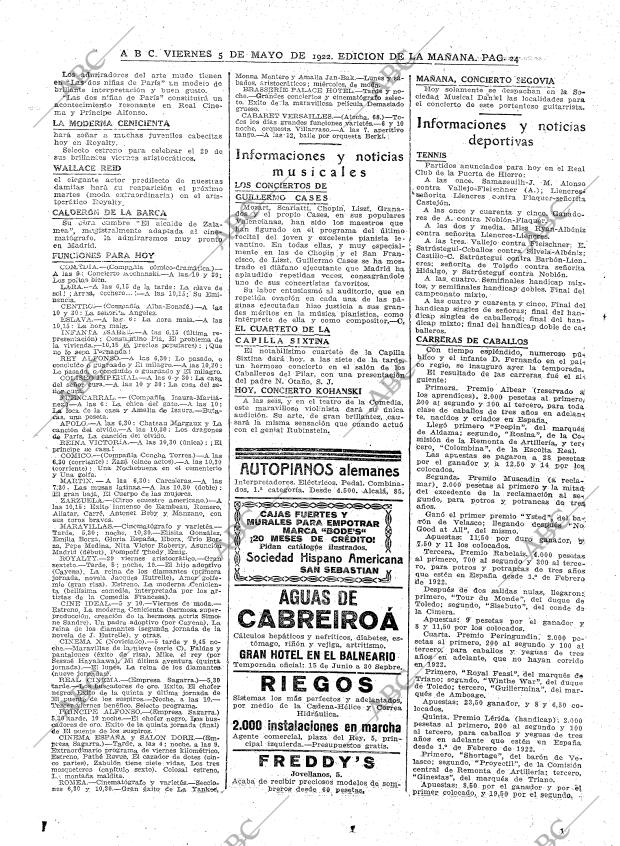 ABC MADRID 05-05-1922 página 24