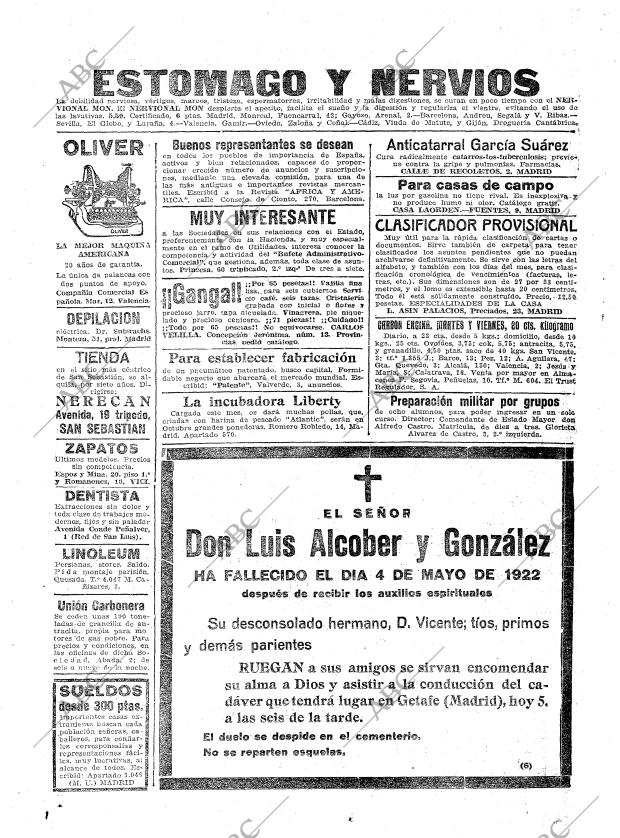 ABC MADRID 05-05-1922 página 30