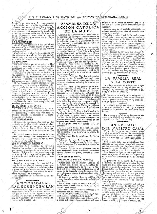 ABC MADRID 06-05-1922 página 10