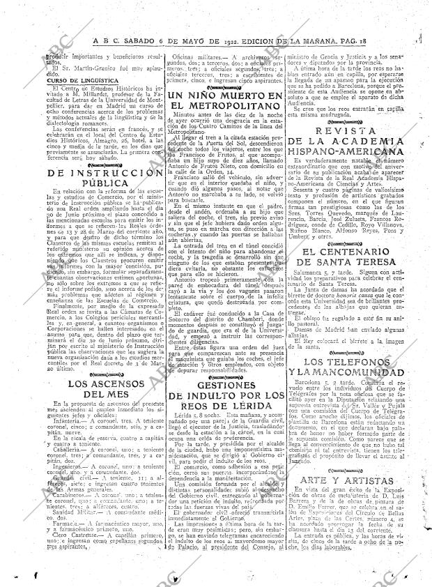 ABC MADRID 06-05-1922 página 18