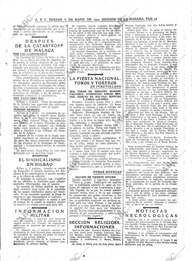 ABC MADRID 06-05-1922 página 21