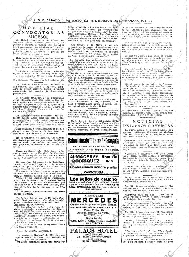 ABC MADRID 06-05-1922 página 22