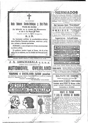 ABC MADRID 07-05-1922 página 40