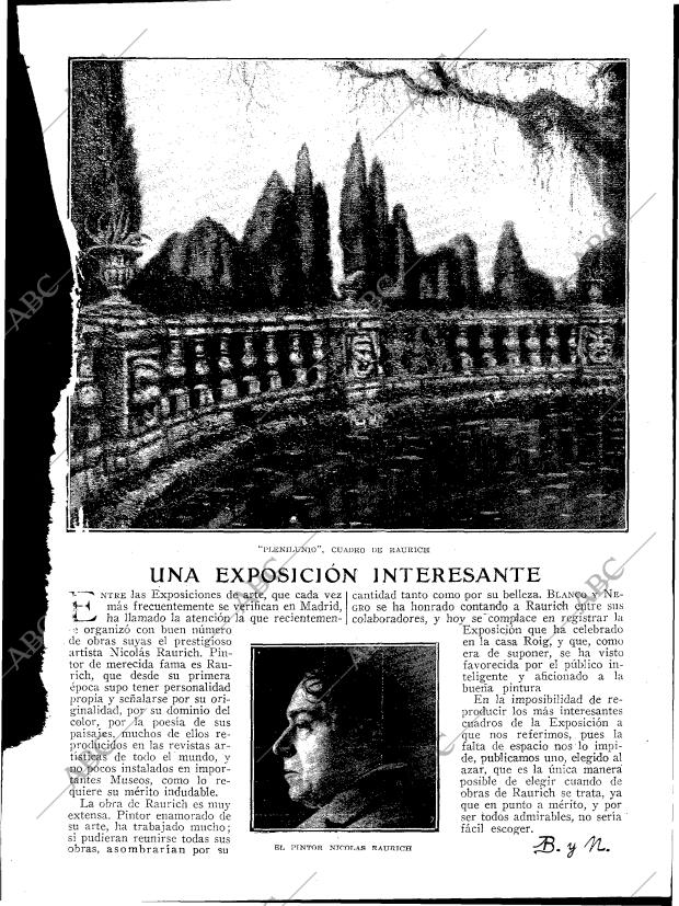 BLANCO Y NEGRO MADRID 07-05-1922 página 13