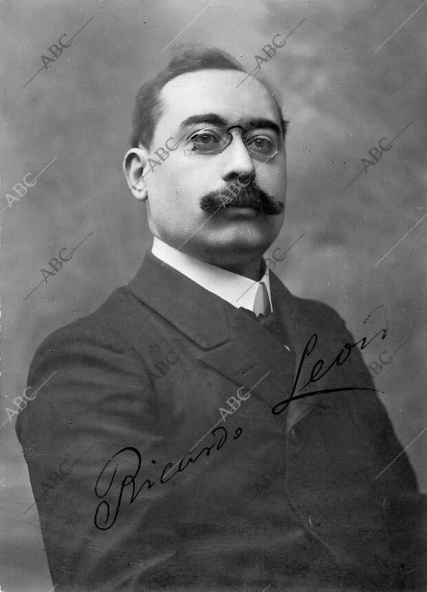 El escritor Ricardo León en 1922 Archivo ABC