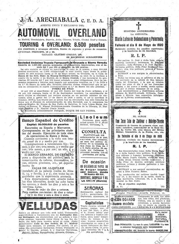ABC MADRID 10-05-1922 página 28