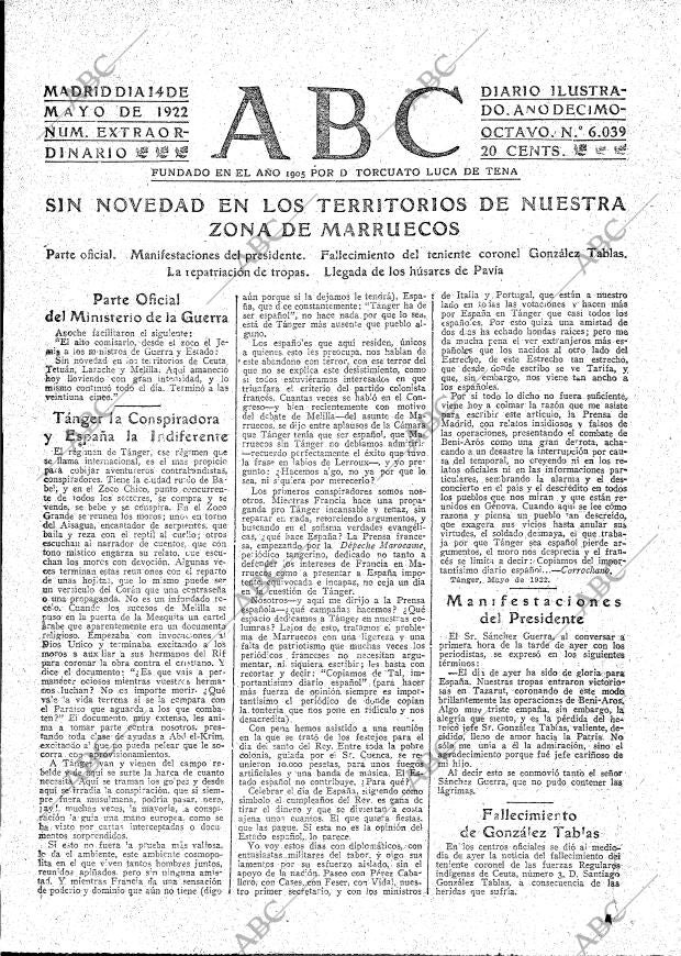 ABC MADRID 14-05-1922 página 17