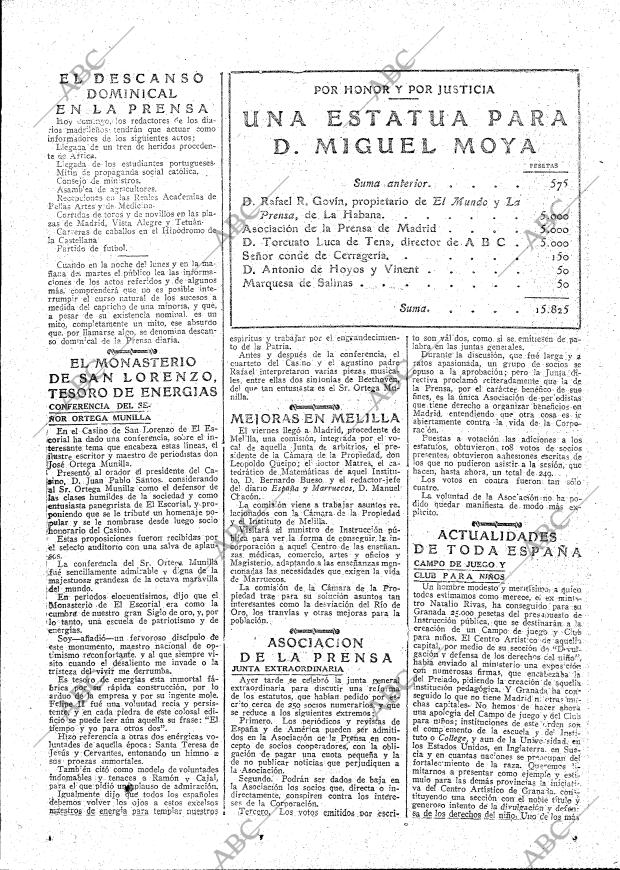 ABC MADRID 14-05-1922 página 25