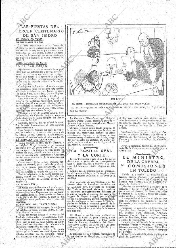 ABC MADRID 14-05-1922 página 27