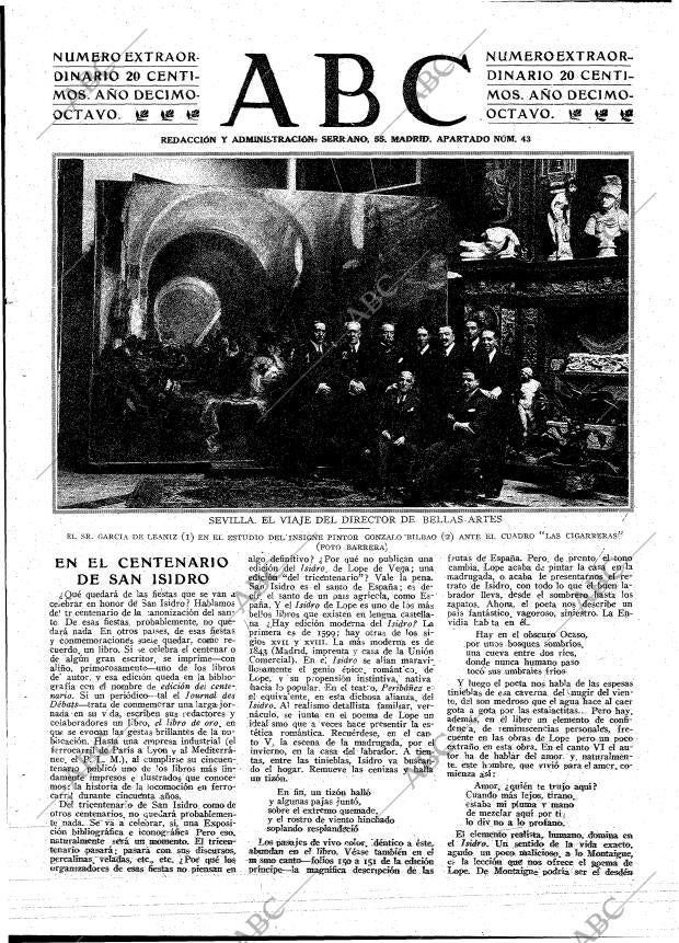 ABC MADRID 14-05-1922 página 3