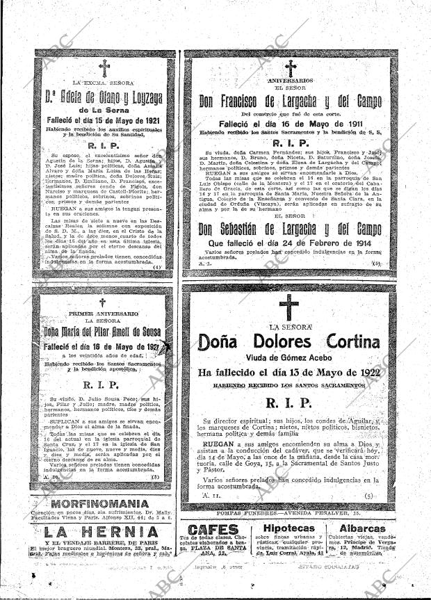 ABC MADRID 14-05-1922 página 45