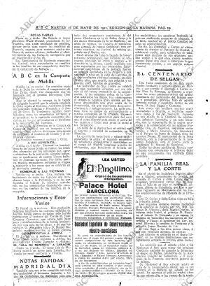 ABC MADRID 16-05-1922 página 10