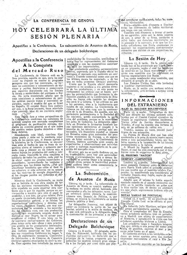 ABC MADRID 16-05-1922 página 19