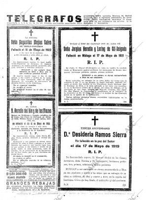 ABC MADRID 16-05-1922 página 29