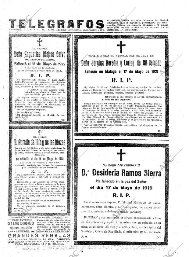 ABC MADRID 16-05-1922 página 29