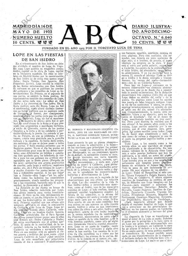 ABC MADRID 16-05-1922 página 3