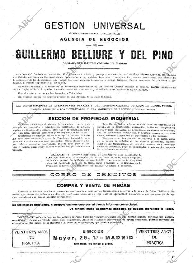 ABC MADRID 17-05-1922 página 27