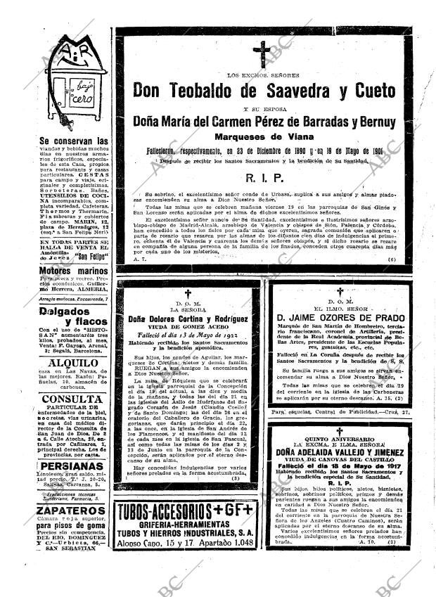 ABC MADRID 18-05-1922 página 31