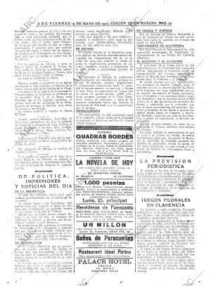 ABC MADRID 19-05-1922 página 14