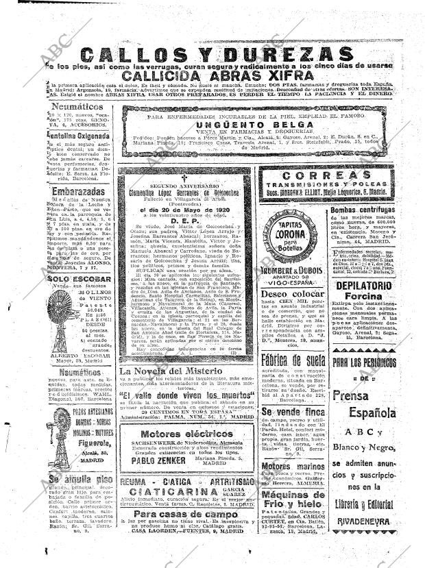 ABC MADRID 19-05-1922 página 28