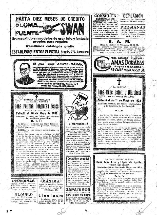 ABC MADRID 19-05-1922 página 30