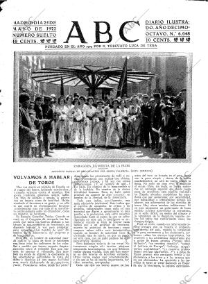 ABC MADRID 25-05-1922 página 3