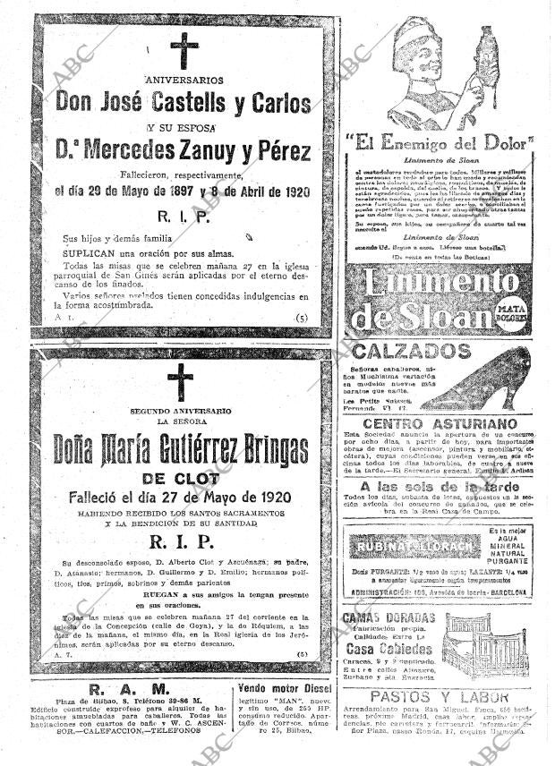 ABC MADRID 26-05-1922 página 10