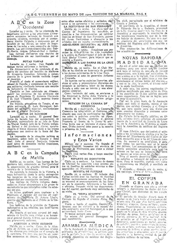 ABC MADRID 26-05-1922 página 12