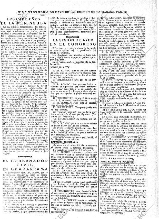 ABC MADRID 26-05-1922 página 15