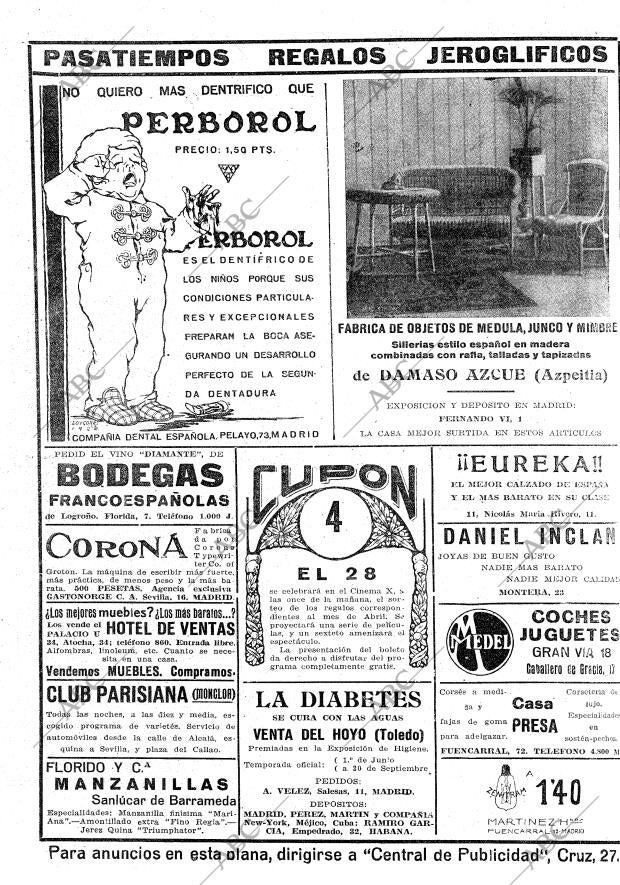 ABC MADRID 26-05-1922 página 2