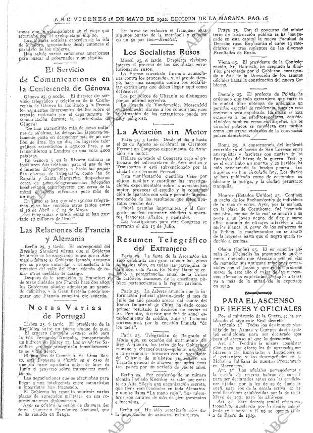 ABC MADRID 26-05-1922 página 20