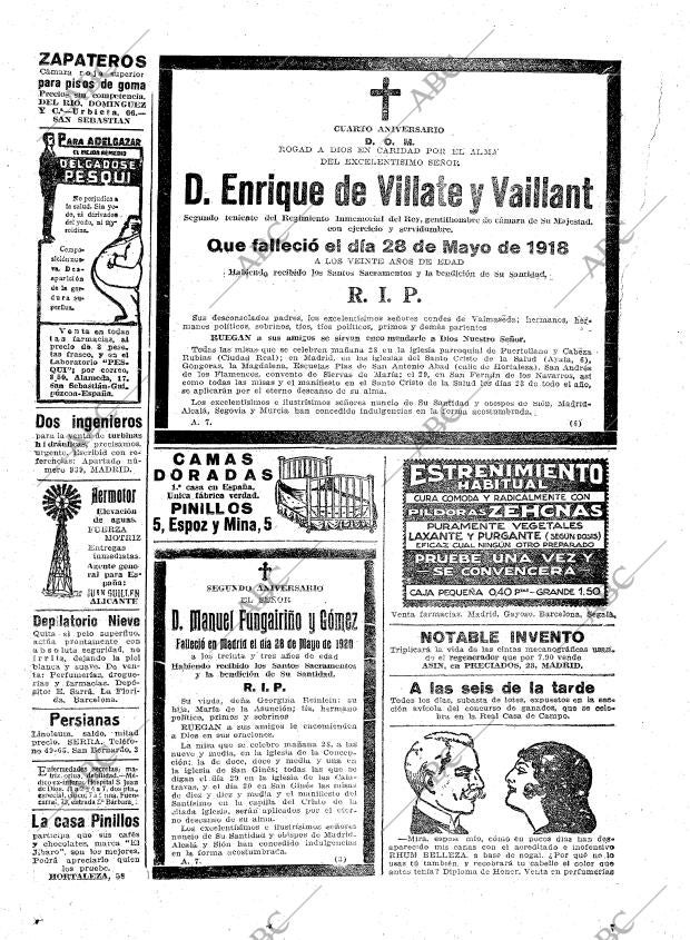 ABC MADRID 27-05-1922 página 27