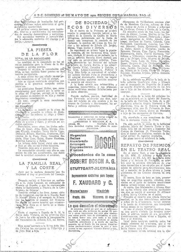 ABC MADRID 28-05-1922 página 16