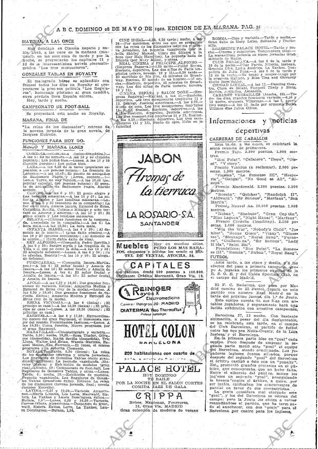ABC MADRID 28-05-1922 página 31