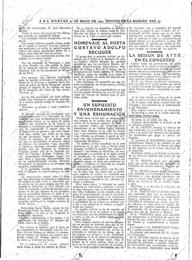 ABC MADRID 30-05-1922 página 13