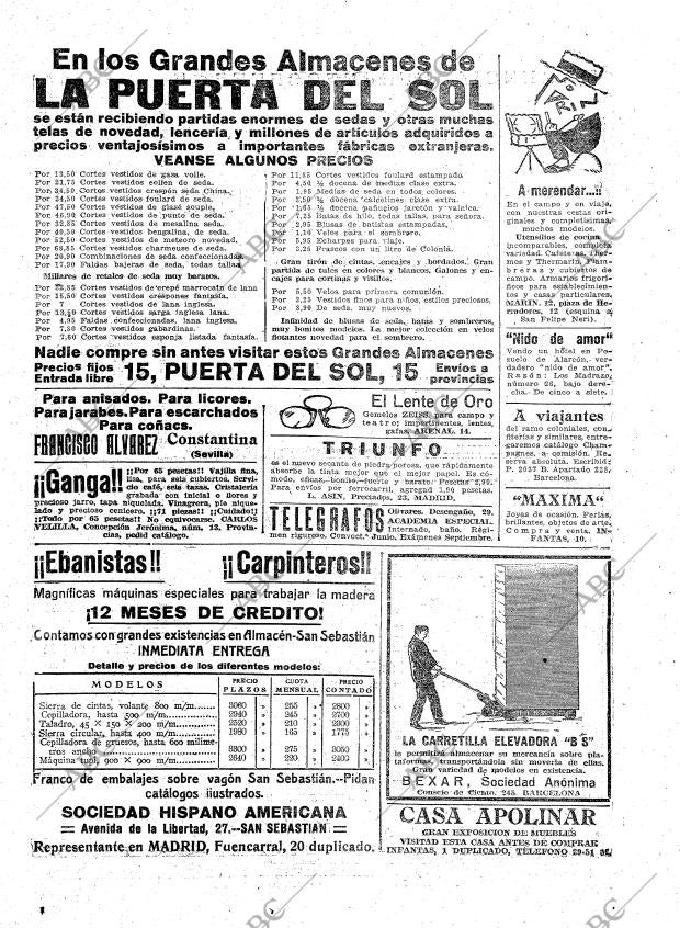 ABC MADRID 30-05-1922 página 31