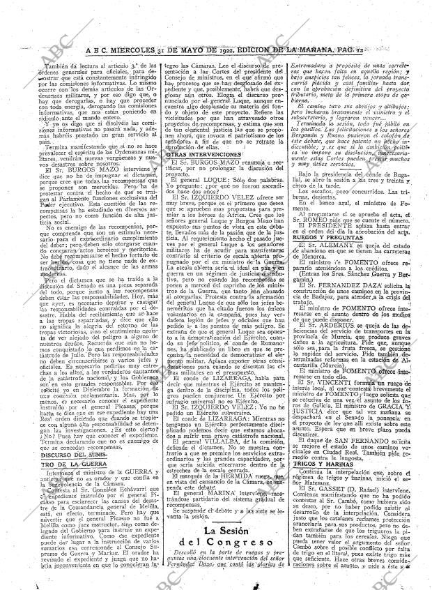 ABC MADRID 31-05-1922 página 12