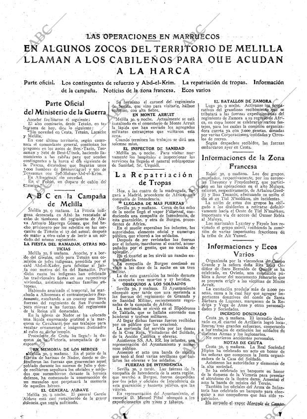 ABC MADRID 31-05-1922 página 7