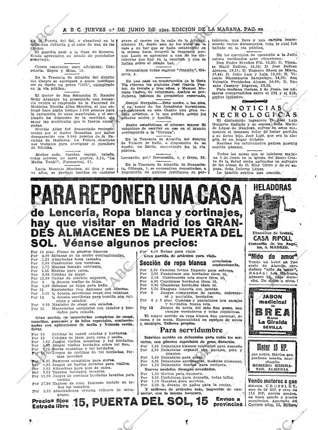 ABC MADRID 01-06-1922 página 20