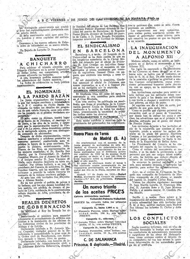 ABC MADRID 02-06-1922 página 14