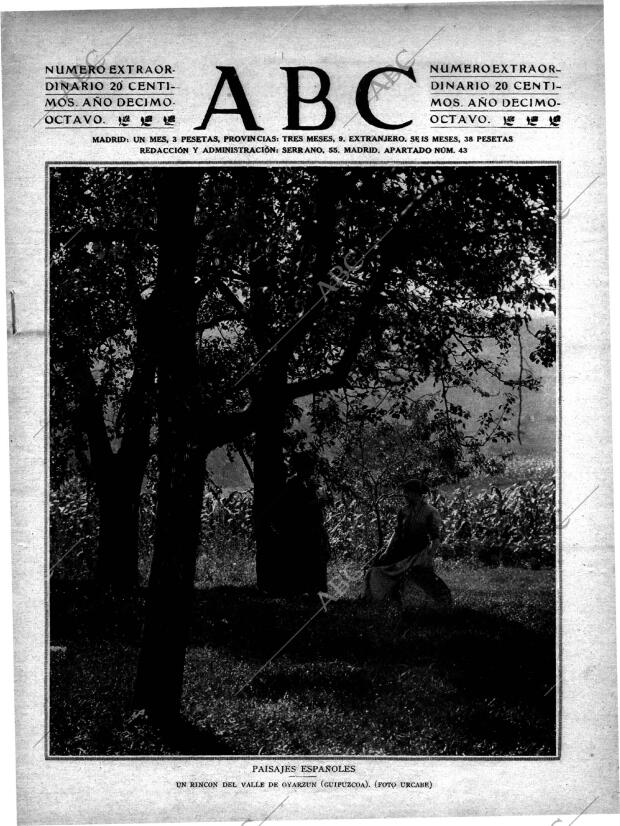 ABC MADRID 04-06-1922 página 1