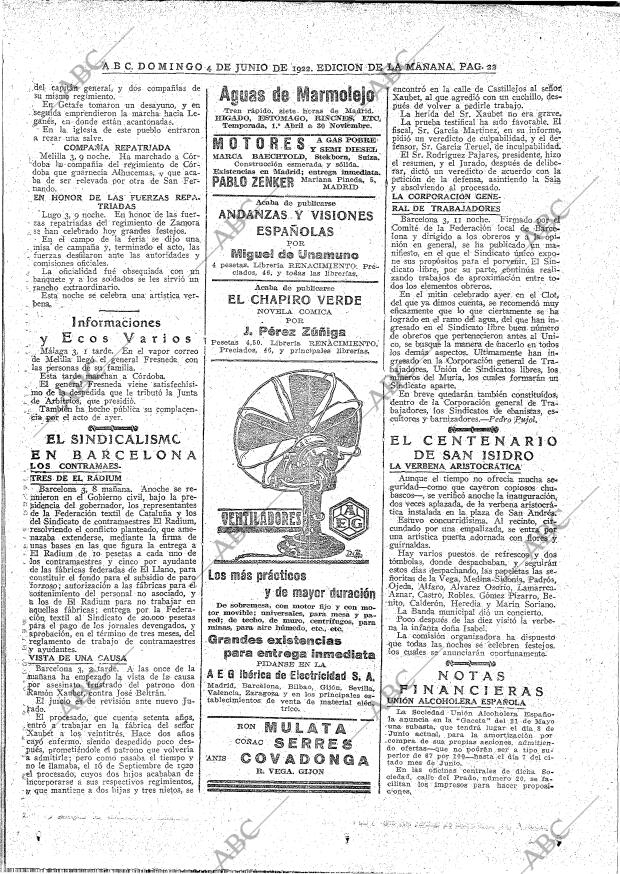 ABC MADRID 04-06-1922 página 22