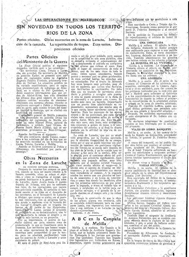 ABC MADRID 06-06-1922 página 13