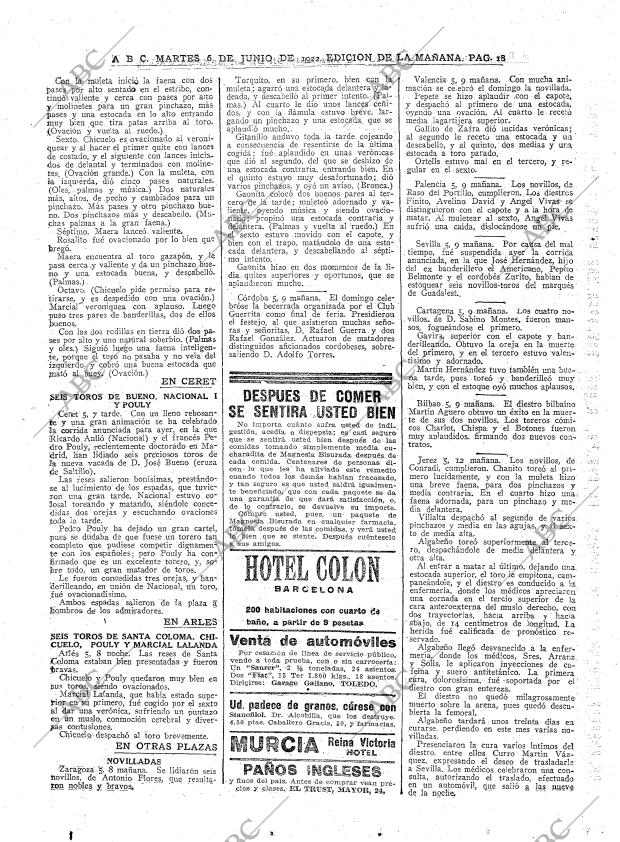 ABC MADRID 06-06-1922 página 18