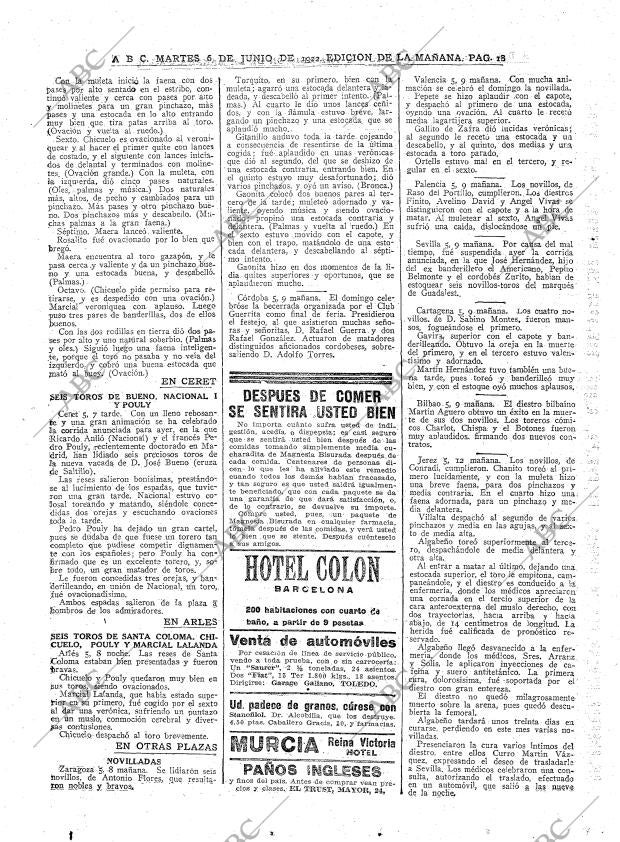ABC MADRID 06-06-1922 página 18