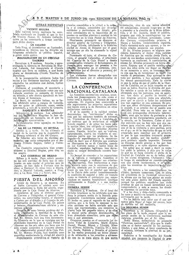 ABC MADRID 06-06-1922 página 19