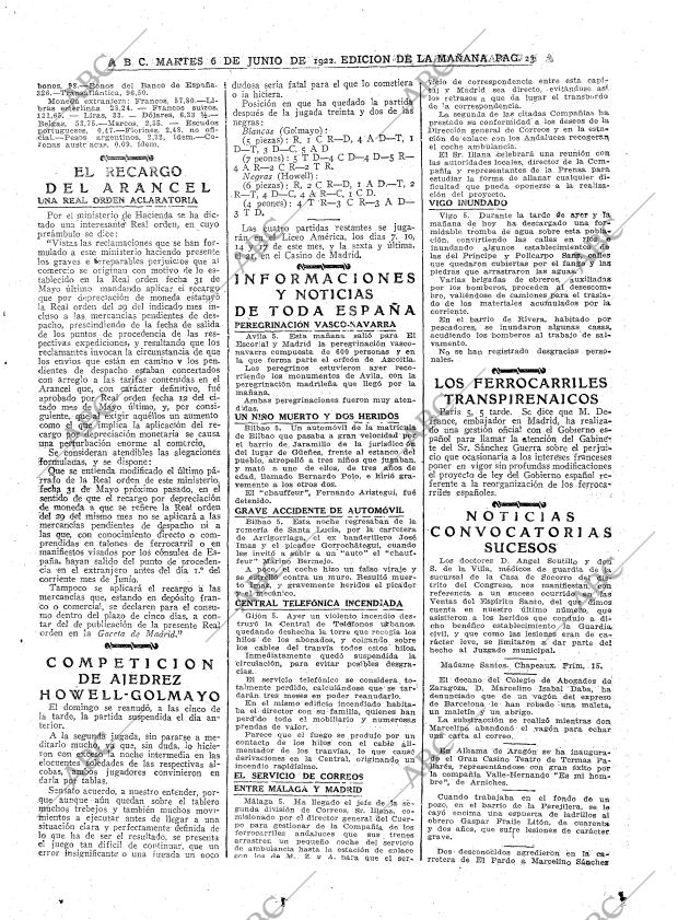 ABC MADRID 06-06-1922 página 23