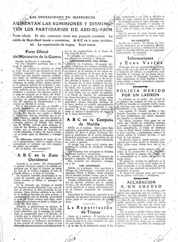 ABC MADRID 11-06-1922 página 23