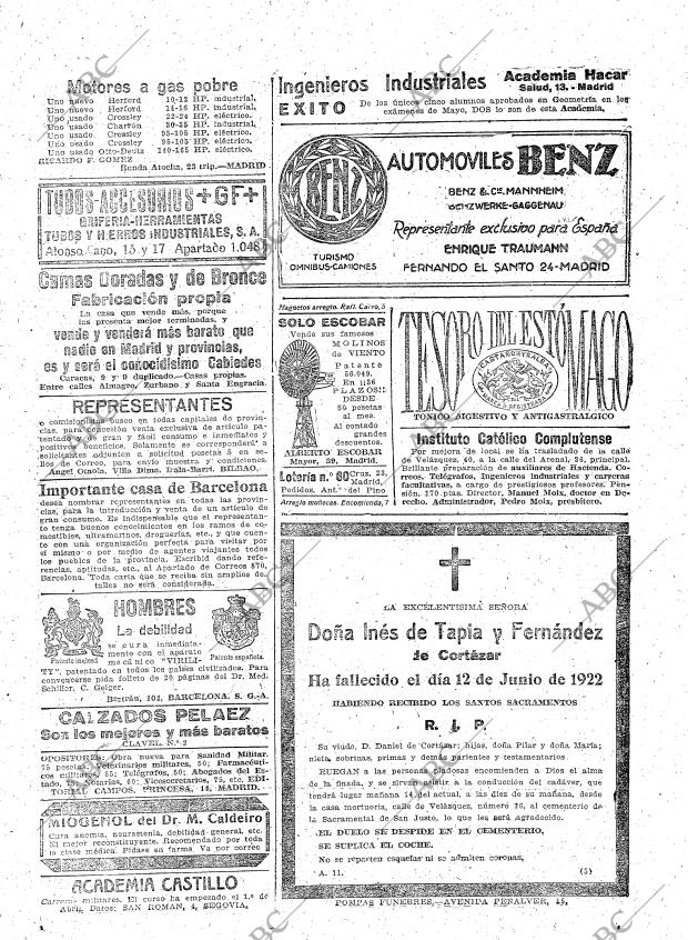 ABC MADRID 13-06-1922 página 29